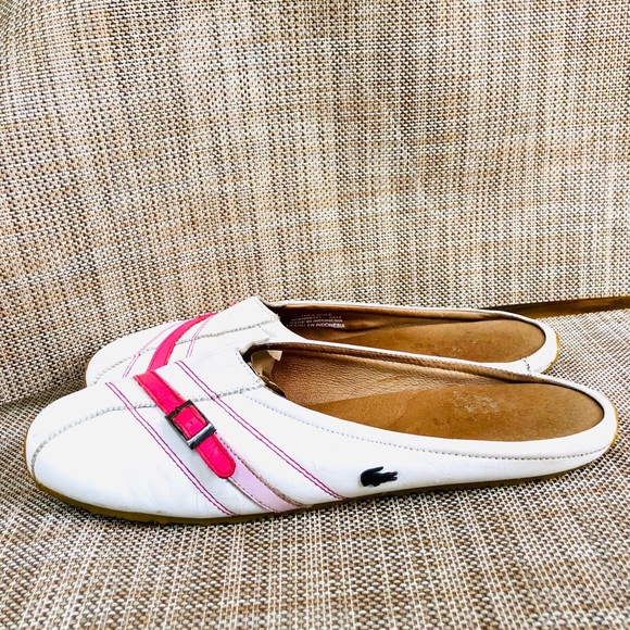 LACOSTE Pink Thea Mules - Picture 4 of 8